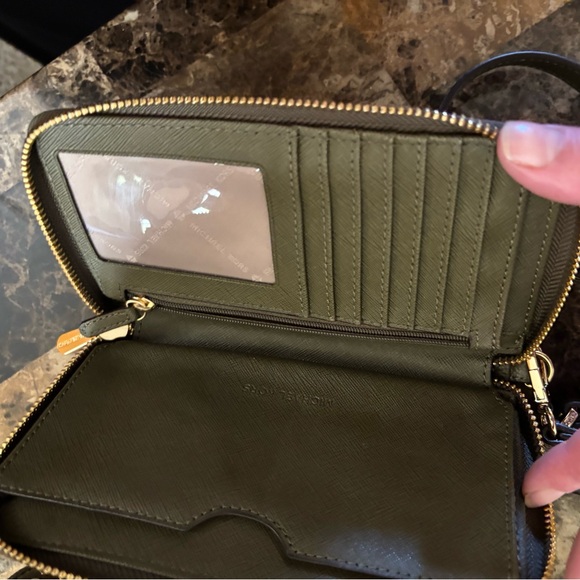 Michael Kors Olive Green Studded Women's Bag Set - Picture 5 of 5